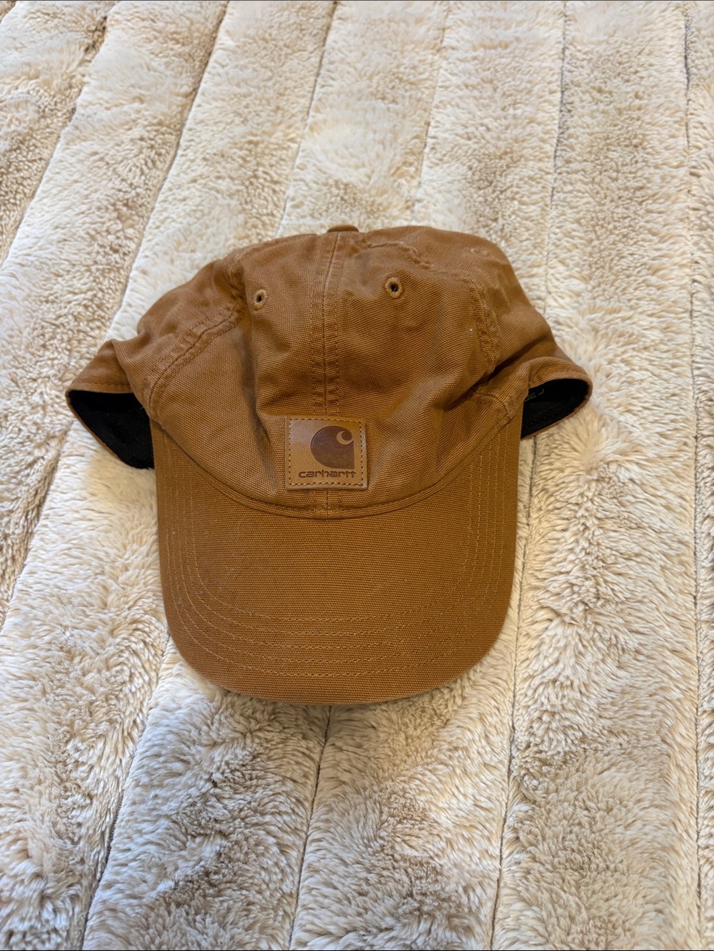 Carhartt Brown Canvas Adjustable Cap